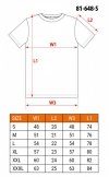 T-shirt czerwony, rozmiar S