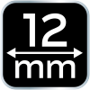 Dłuto 12 mm, CRV, uchwyt drewniany