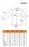 Kurtka jeansowa ocieplana DENIM, rozmiar L
