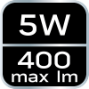 Lampka rowerowa przednia, 400lm