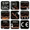 Trzewiki spawalnicze S1P SRC, skórzane, rozmiar 42