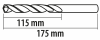 Wiertła do metalu Baildon BASIC DIN 340 RN NWKb 9 mm, HSS (S), 175-115 mm, wielokrotność 5