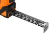 Miara zwijana stalowa Super Black 3 m x 16 mm, auto blokada, dwa przyciski stop, magnes