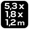 Wielowarstwowy pokrowiec na samochód (2 warstwy, wodoodporny) XL