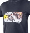 T-shirt z nadrukiem, motor, rozmiar XXL