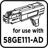 Wkręty na taśmie 3,2x35 mm uniwersalne, do 58GE111-AD, 1000 szt