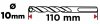 Wiertło do betonu zbrojonego SDS Plus 10 x 110 mm, quatro