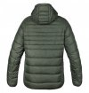 Kurtka Mix&Match, pikowana, puchowa, lekka, oliwkowo-czarna, rozmiar XXXL