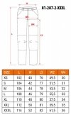 Spodnie robocze Mix&Match, Canvas, czarne, rozmiar XXXL