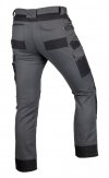 Spodnie robocze Mix&Match, Canvas, wzmocnienia z Cordury, szaro-czarne, rozmiar XXXL