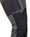 Spodnie robocze Mix&Match, Canvas, wzmocnienia z Cordury, szaro-czarne, rozmiar XXXL