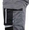 Spodnie robocze Mix&Match, szaro-czarne, rozmiar XL