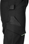 Spodnie robocze Mix&Match, 4 way stretch, czarno-zielone, rozmiar L