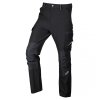Spodnie robocze Mix&Match, 4 way stretch, czarno-zielone, rozmiar XL