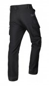 Spodnie robocze Mix&Match, 4 way stretch, czarno-pomarańczowe, rozmiar S
