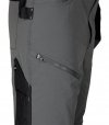 Spodnie robocze Mix&Match, 4 way stretch, z kaburami, Cordura, szaro-czarne, rozmiar XS