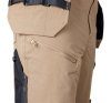 Spodnie robocze Mix&Match, 4 way stretch, z kaburami, Cordura, beżowo-czarne, rozmiar XS