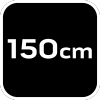 Poziomnica aluminiowa S 400, 3 libelle, 2 uchwyty, 150 cm