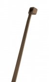 Opaski zaciskowe ogrodowe 4,8 x 300mm, 50 szt., brązowe