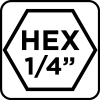 Wiertło do drewna Hex 8.0 mm