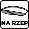 Tarcza mocująca z rzepem 125 mm x M14