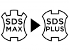 Adapter SDS MAX na SDS Plus
