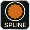Nasadki Spline 1/2, zestaw 8 szt.