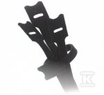 OPASKA RZEPOWA CZARNA 200X13 /OP=5SZT/ (OPK)