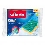 VILEDA GĄBKA DO NACZYŃ WISKOZOWA GLITZI ALWAYS CLEAN 2 SZT. (1 OP)
