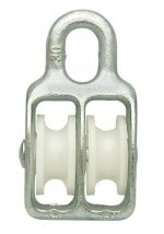 BLOCZEK DO LIN STAŁY PODWÓJNY 30MM (1 SZT)