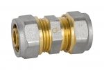 ZŁĄCZKA PEX-AL-PEX CHROM 16*16 PODWÓJNA (1 SZT)