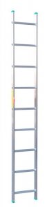 DRABINA ALUMINIOWA OPIERALNA 252CM 9 SZCZEBLI (1 SZT)
