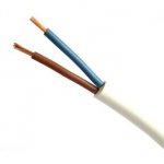 PRZEWÓD MIESZKANIOWY H03VV-F OMY 2X0,75BIAŁY 300V (100 MB)