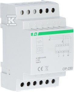 OP-230-OCHR.PRZEP.230V~,10A,KL.D (SZT)
