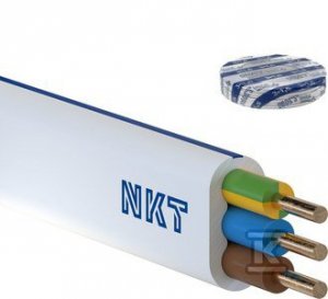 YDYP-ŻO 3X1,5 750V PRZEW NKT INSTAL PLU (100m)