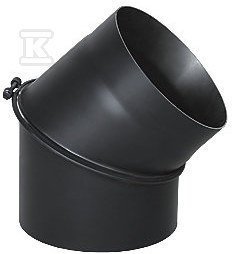 KOLANO 45ST.DN 200 CZARNE (SZT)