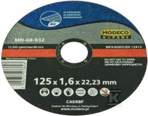 TARCZ.DO AL125X1.6X22.23MM PŁASKA (SZT)
