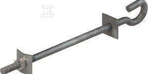 ŚRUBA HAKOWA M16 L350 OCYNK OGNIOWY (SZT)