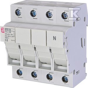 EFD 10 3P+N ROZŁĄCZNIK BEZPIECZNIK. (SZT)