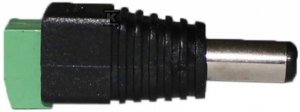 WTYK DC 2,1X5,5 MM Z ZACISKAMI (SZT)