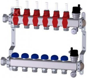ROZDZIELACZ PREMIUM Z ROTAMETRAMI-3 OB. (SZT)