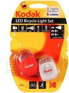 LAMPKI ROWEROWE -ZESTAW 2SZT. 6LM. (SZT)