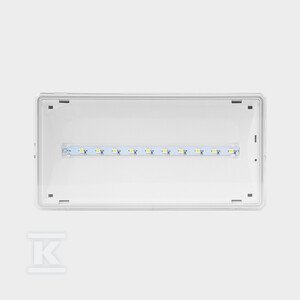 OPR.EXIT M ECO LED IP65 3W 1H 1-ZAD.AT (SZT)