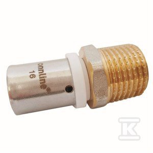 ZŁĄCZKA ZAPRASOWYWANA GZ 16MM X 3/4 (SZT)