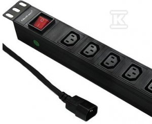LISTWA ZASILAJĄCA 19 1U 10A PDU 8XC13 (SZT)