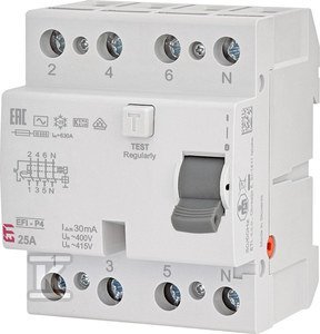 EFI-P4 AC 25/0.03 WYŁ.RÓŻNIC-PRĄD. (SZT)