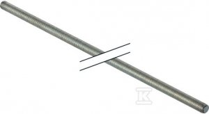 PRĘT GWINTOWANY M10 L=2.0M (KAN.HDPE) (SZT)