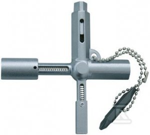 KLUCZ DO SZAFY STEROW. Z BITEM 96X96 MM (SZT)