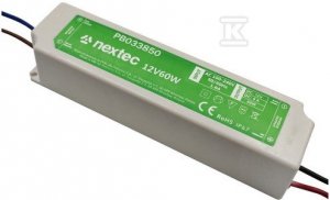 ZASILACZ LED IP67 / 12V / 5A / 60W (SZT)