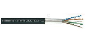 LAN T-11B 4X2X0,5 KAT.5E SKRĘTKA DO ZIE (m)